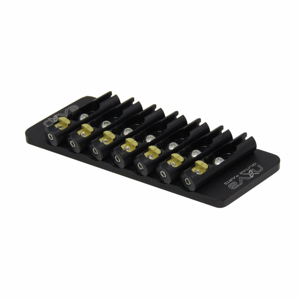 Nova Guitar Parts 7-String Fixed Multi-Scale Guitar Bridge - Ploutone