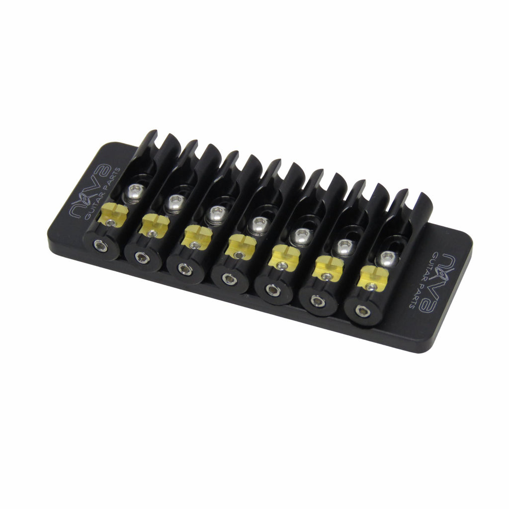 Nova Guitar Parts 7-String Fixed Guitar Bridge - Ploutone