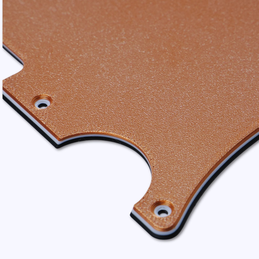 Custom Esquire Telecaster Pickguard (8-Hole) - Artisan Series - Textured Sedona Copper - Ploutone