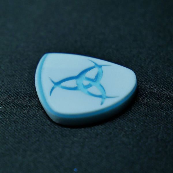 Opus Skalm VALKORE™ - Glow in the Dark Odin's Horns 4mm Handmade Guitar Pick Guitar Picks from Ploutone