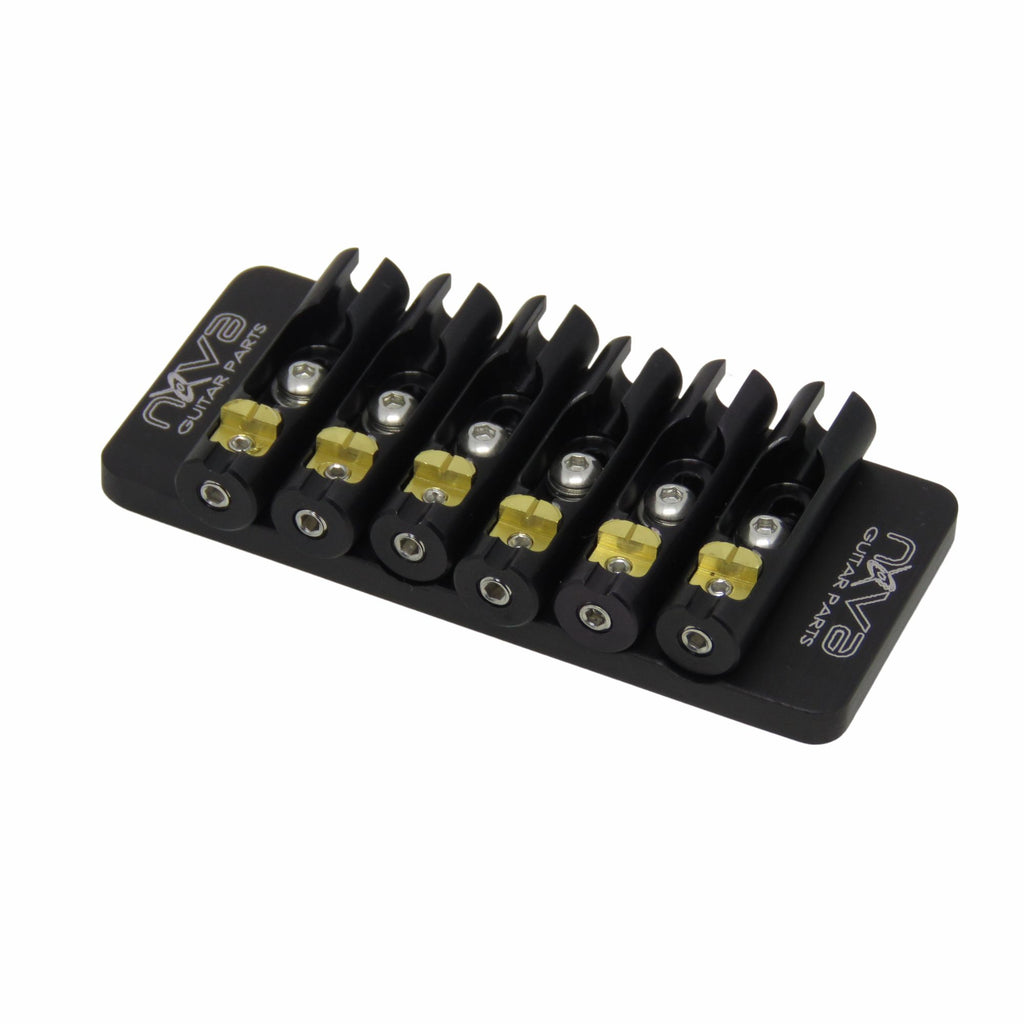 Nova Guitar Parts 6-String Fixed Guitar Bridge - Ploutone