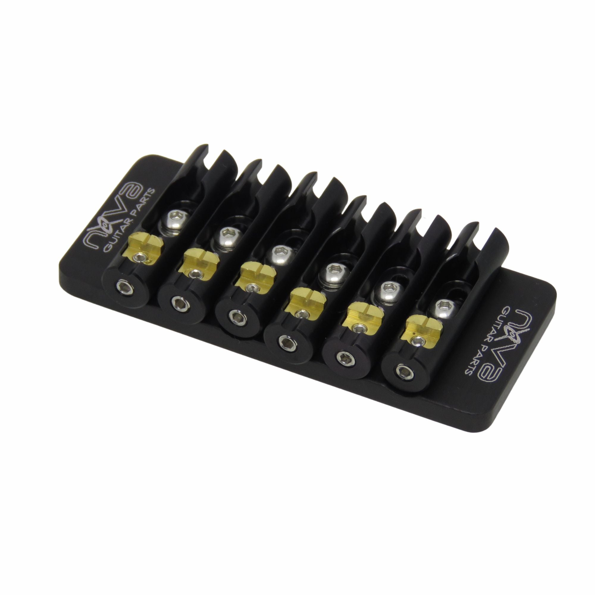 Nova Guitar Parts 6-String Fixed Guitar Bridge - Ploutone