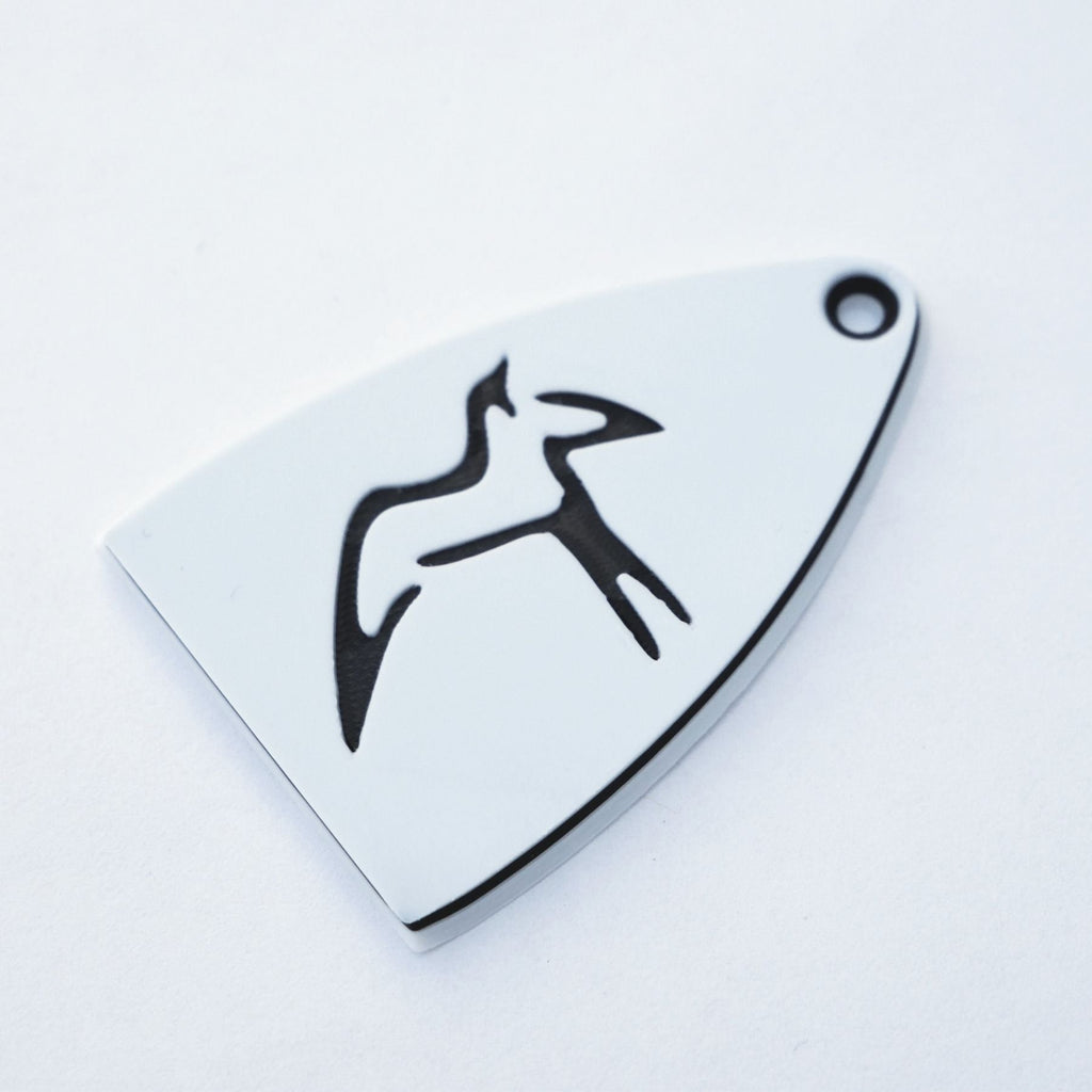 Custom PRS SE Truss Rod Cover – Tern (Multiple Colors) Guitar Fittings & Parts from Ploutone