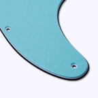 Custom Esquire Telecaster Pickguard (8-Hole) - Artisan Series - Textured Tropical Teal - Ploutone