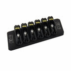 Nova Guitar Parts 6-String Fixed Multi-Scale Guitar Bridge - Ploutone