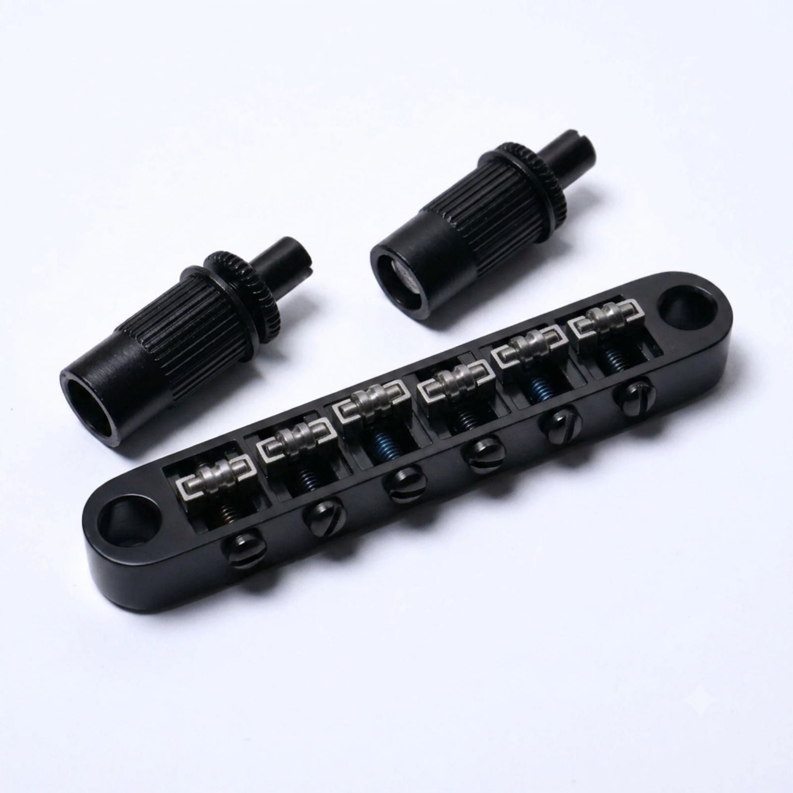 Tune-O-Matic Roller Bridge for Epiphone Les Paul - Chrome/Gold/Black Black - Ploutone