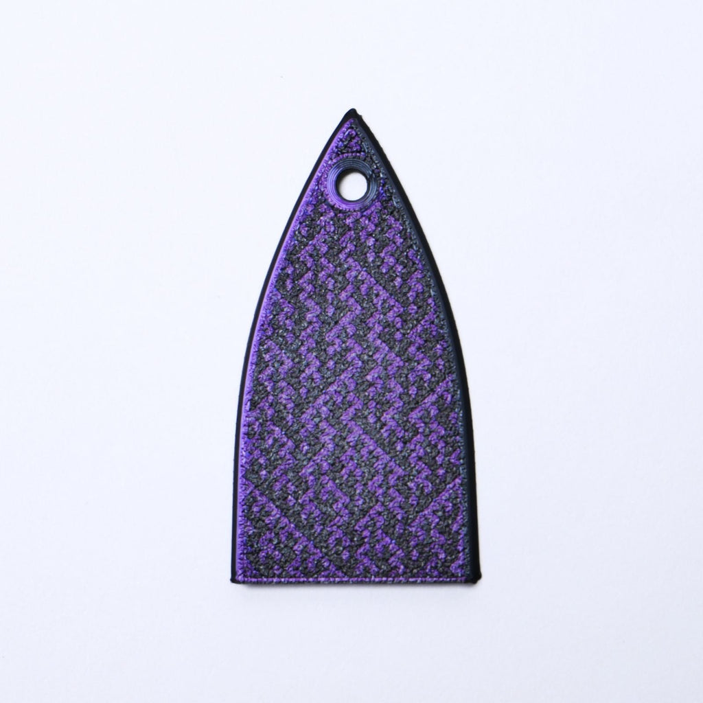 ESP Truss Rod Cover for ESP & LTD - Black Amethyst Purple truss rod covers from Ploutone