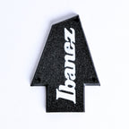 Custom Ibanez Truss Rod Cover for RG & JEM – Classic Logo (White & Black) - Ploutone