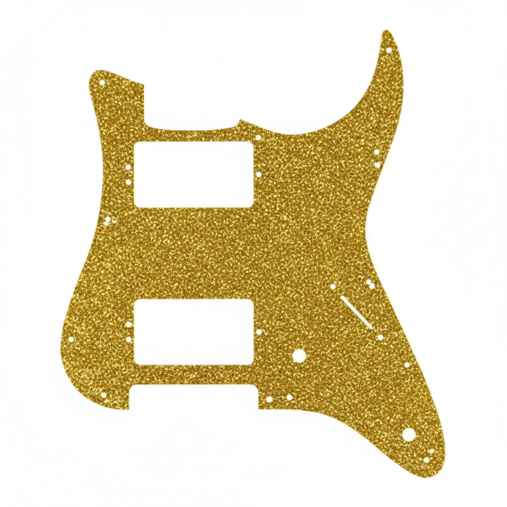 Kiesel Delos HH Pickguard - Gold Sparkle - Ploutone