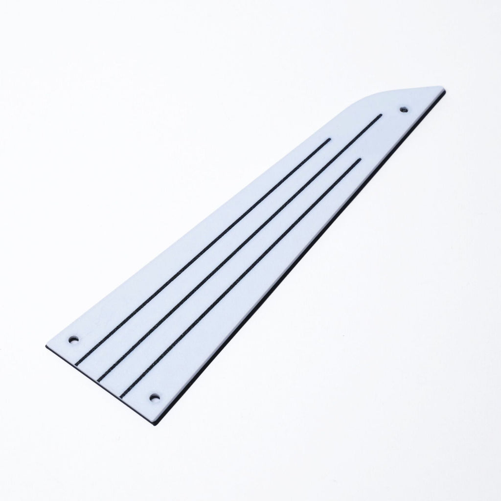 Custom Rickenbacker Truss Rod Cover "Jetstream" - Multiple Colors White & Black - Ploutone