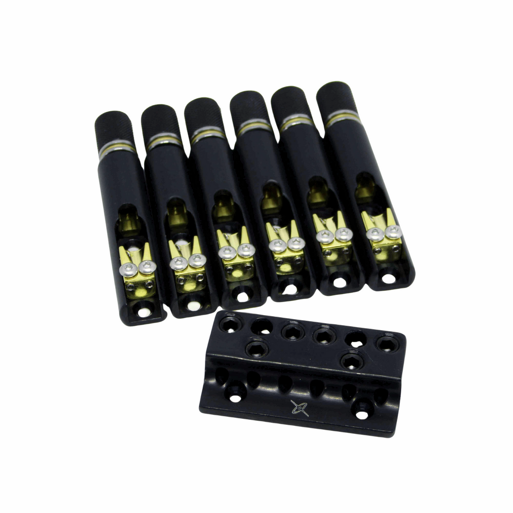Nova Guitar Parts Single String Headless Bass Bridge - Ploutone