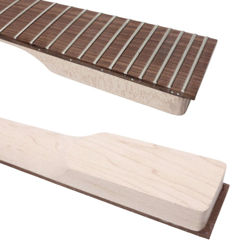 7-String Guitar Paddle Head Guitar Neck, Maple, Rosewood Fretboard - Ploutone