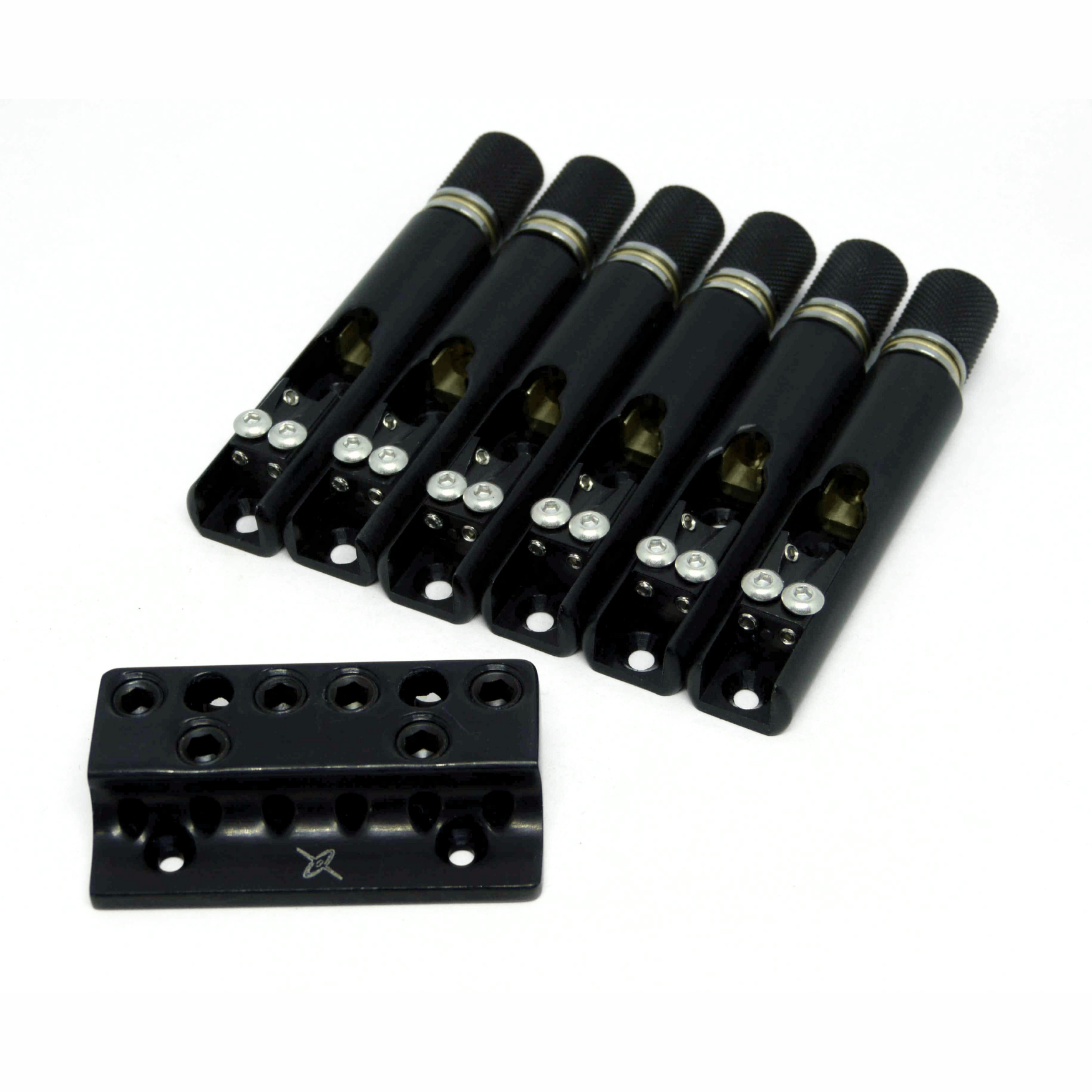 Nova Guitar Parts Single String Headless Bass Bridge - Ploutone
