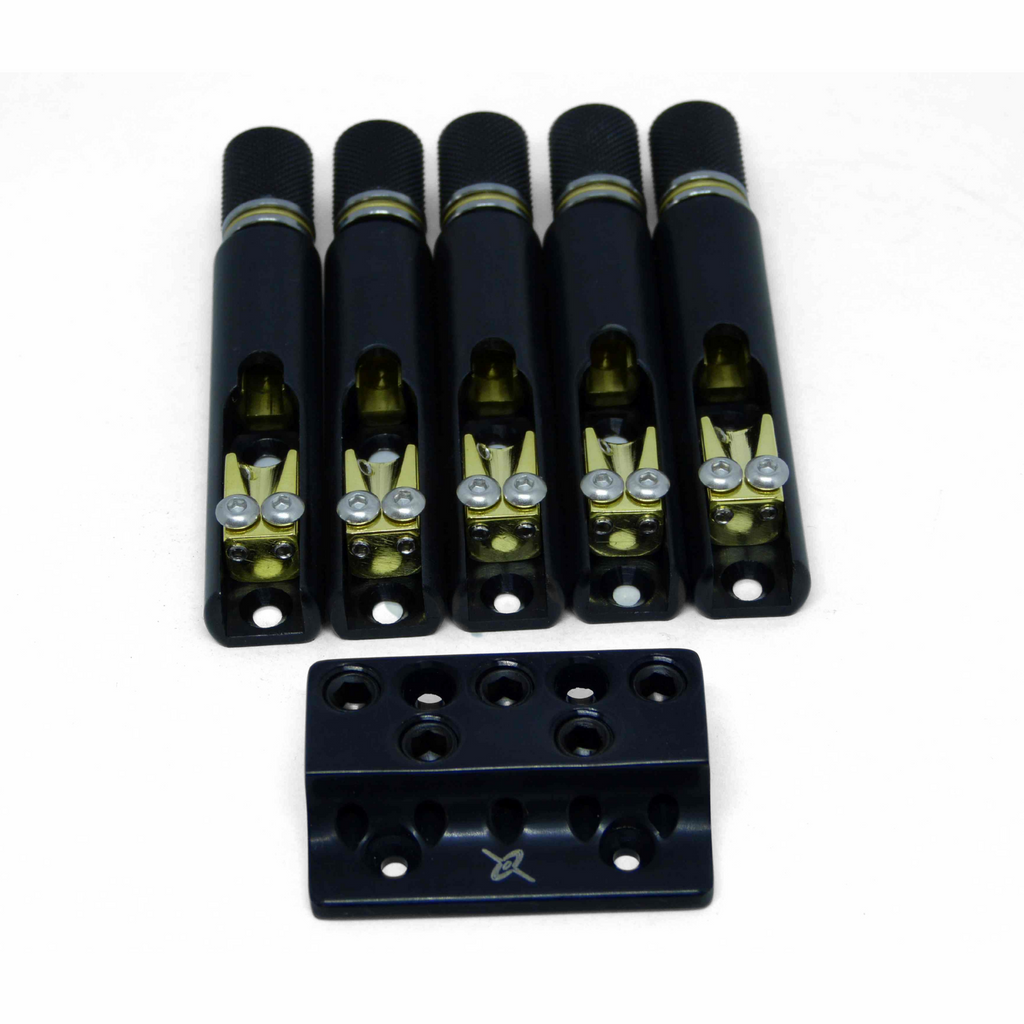 Nova Guitar Parts Single String Headless Bass Bridge - Ploutone