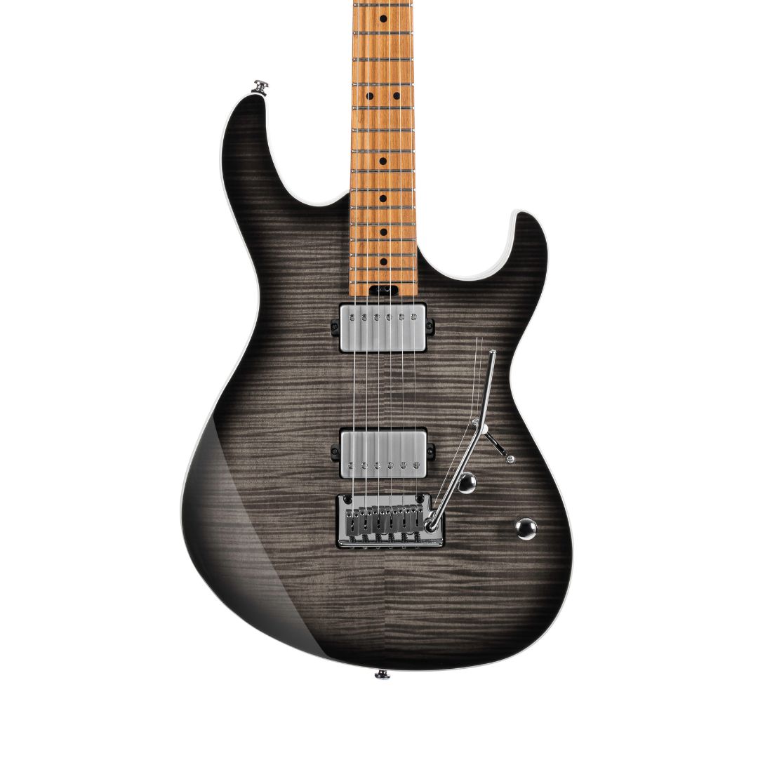 Cort G290 FAT II Double Cutaway 6-String Electric Guitar - Trans Black Burst - Ploutone