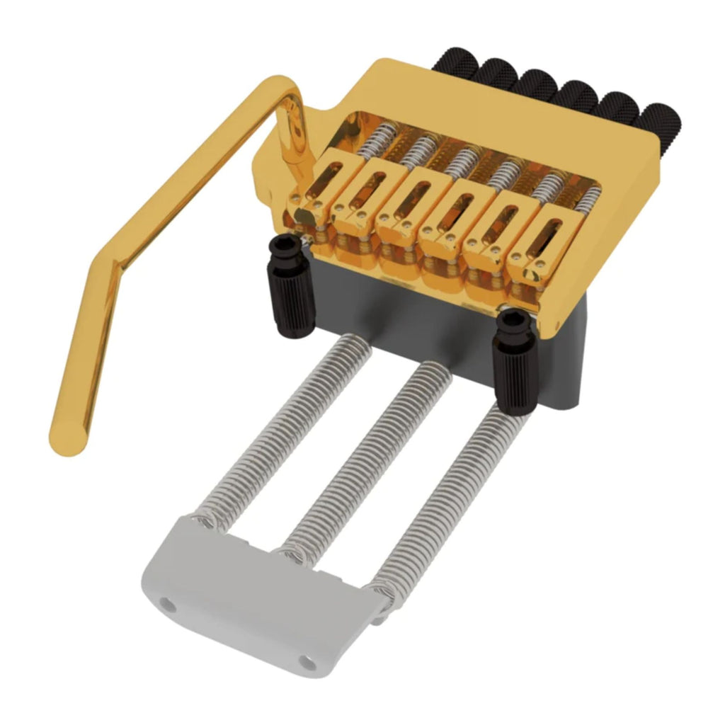 Hipshot 6-String Headless Tremolo Gold Right-Handed - Ploutone