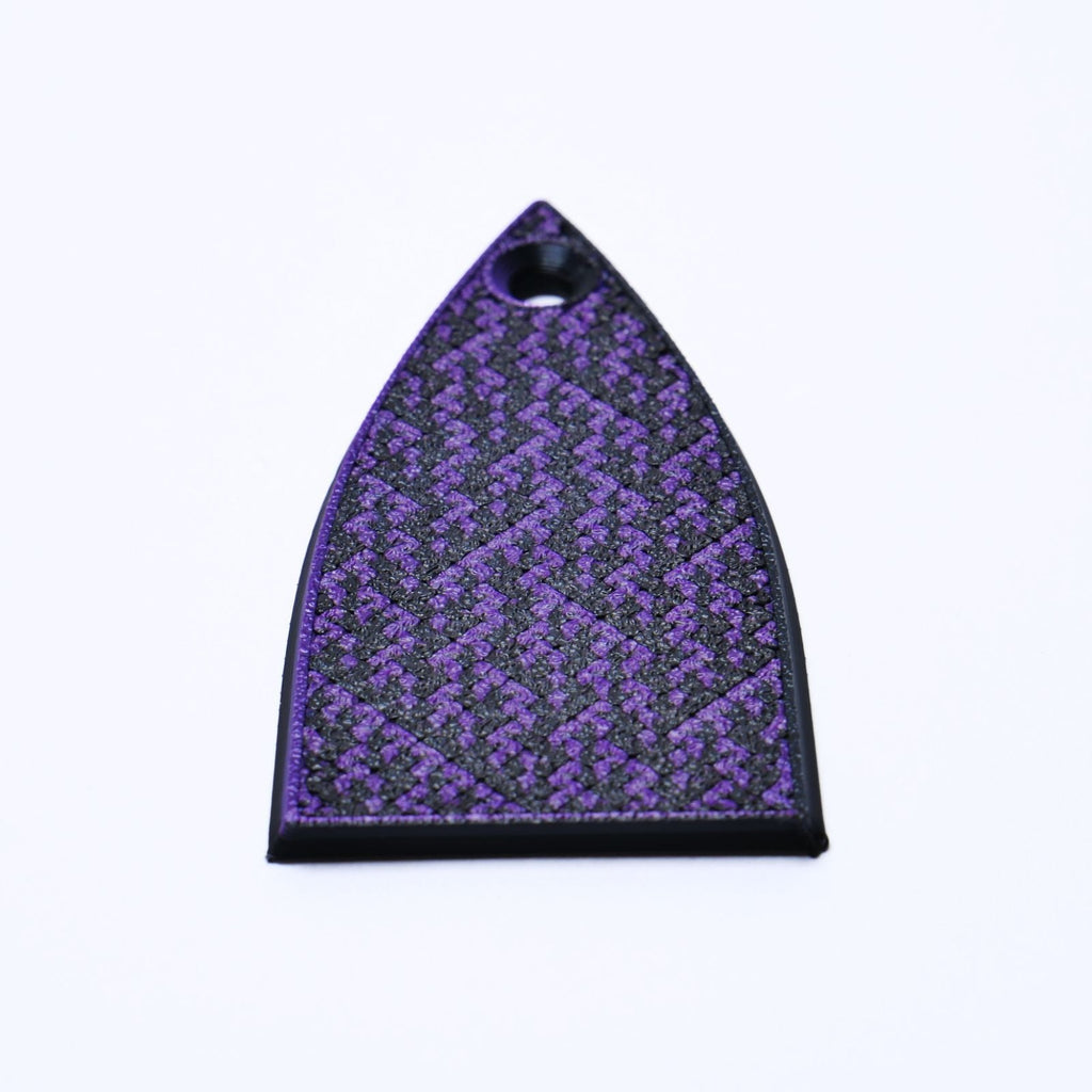 ESP Truss Rod Cover for ESP & LTD - Black Amethyst Purple truss rod covers from Ploutone