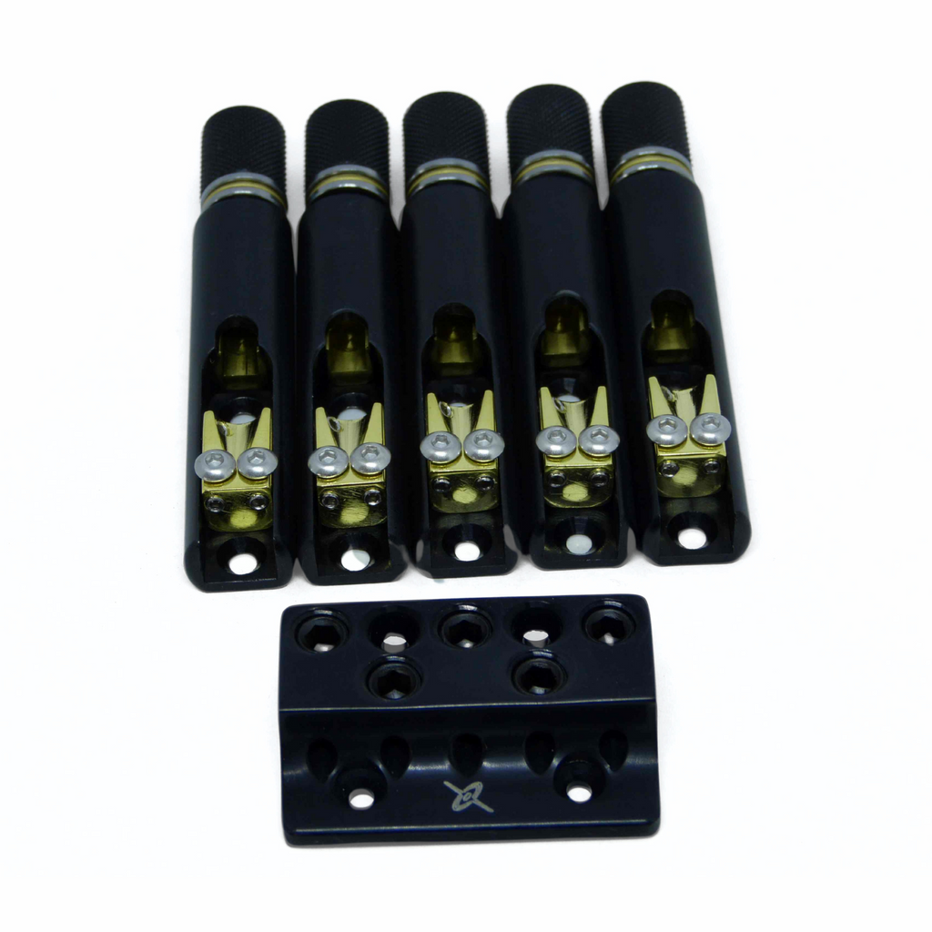 Nova Guitar Parts Single String Headless Bass Bridge - Ploutone
