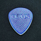 Opus Skalm VALKORE™ - Purple and Blue Quilted Handmade Guitar Pick - Ploutone