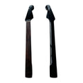 Fretless Strat-Style Guitar Neck, Black Gloss Maple, Rosewood Fretboard - Ploutone