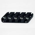 Nova Guitar Parts 5-String Multi-Scale Bass Bridge Aluminum - Ploutone