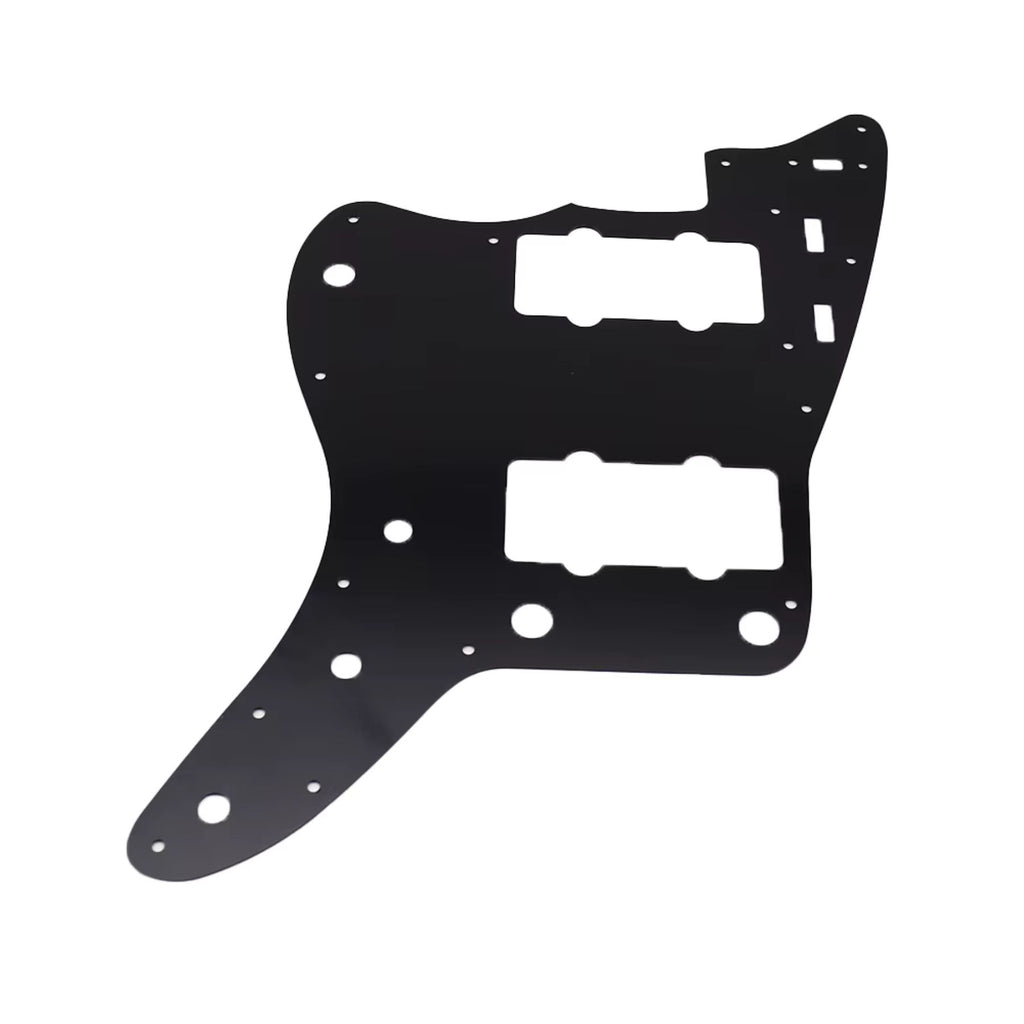 Metal Jazzmaster Pickguard 13-Hole - Black Aluminum - Ploutone