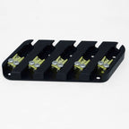 Nova Guitar Parts 5-String Multi-Scale Bass Bridge Brass - Ploutone