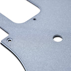Custom Single Humbucker Stratocaster Pickguard (Tom Delonge)  – Artisan Series - Textured Gun Metal Gray guitar pickguards from Ploutone