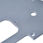 Custom Single Humbucker Stratocaster Pickguard (Tom Delonge)  – Artisan Series - Textured Gun Metal Gray guitar pickguards from Ploutone