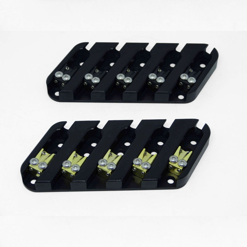 Nova Guitar Parts 5-String Multi-Scale Bass Bridge - Ploutone