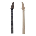 Ibanez-Style Unfinished Guitar Neck, Canadian Maple & Rosewood, 24 Fret, Bolt-On - Ploutone