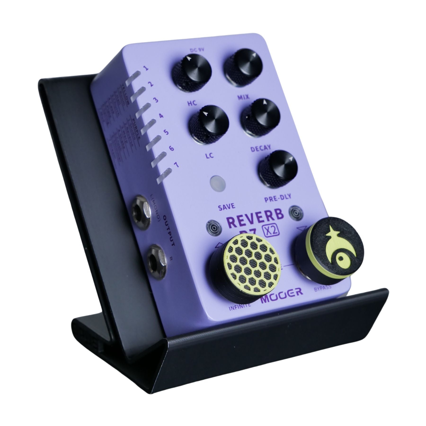 Opus Desktop Guitar Pedal Stand (55°) - Fits Universal Audio, Boss, Digitech, & More