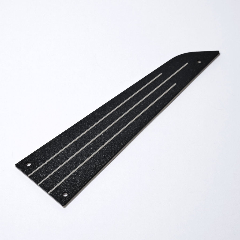 Custom Rickenbacker Truss Rod Cover "Jetstream" - Multiple Colors Black & Cream - Ploutone