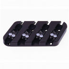 Nova Guitar Parts 4-String Multi-Scale Bass Bridge - Ploutone
