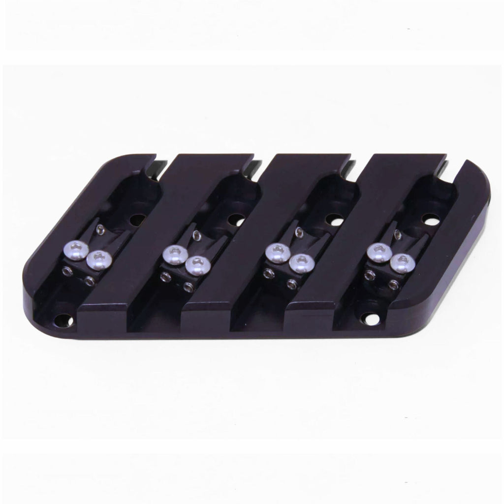 Nova Guitar Parts 4-String Multi-Scale Bass Bridge Guitar Fittings and Parts from Ploutone