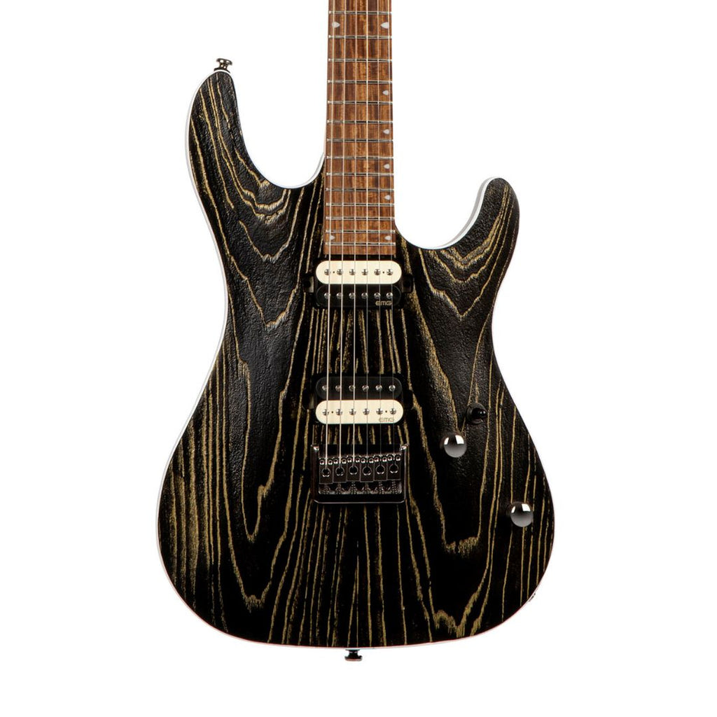 Cort KX300 6-String Electric Guitar - Etched Black and Gold - Ploutone