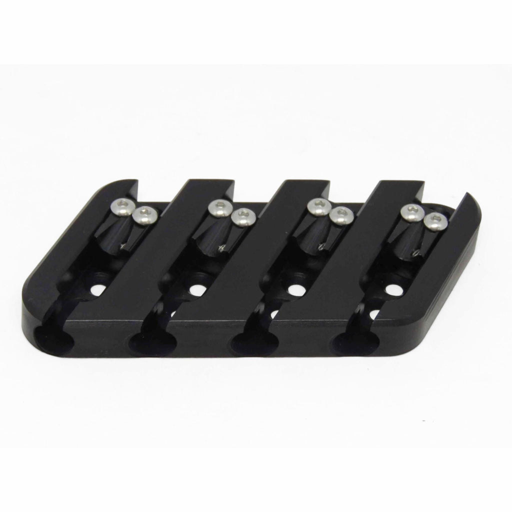 Nova Guitar Parts 4-String Multi-Scale Bass Bridge - Ploutone