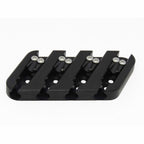 Nova Guitar Parts 4-String Multi-Scale Bass Bridge - Ploutone