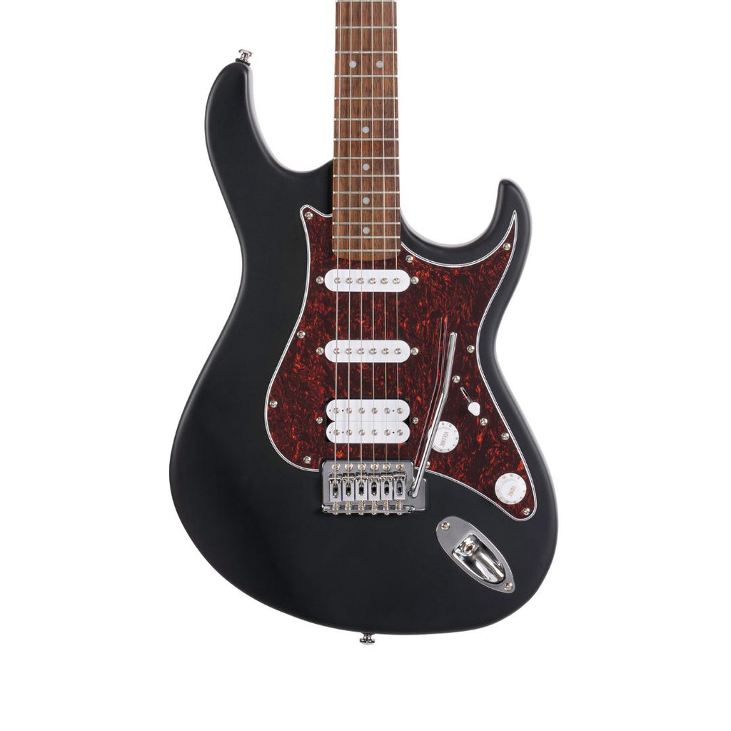 Cort G110OPBK G Series Double Cutaway Electric Guitar - Open Pore Black - Ploutone