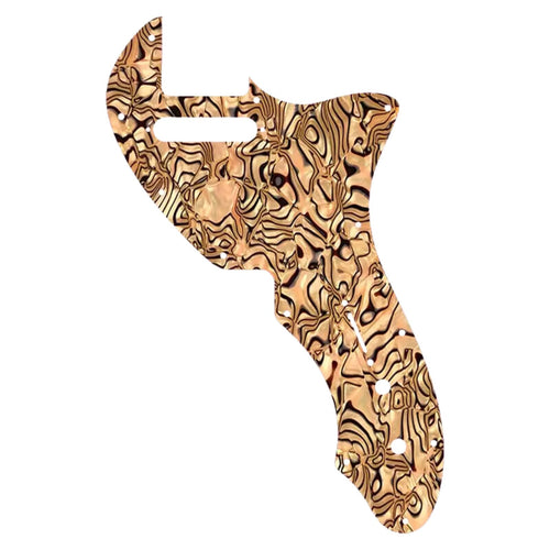69' Telecaster Thinline Reissue Pickguard – 20+ Colors 4-Ply Brown Pearl Shell - Ploutone
