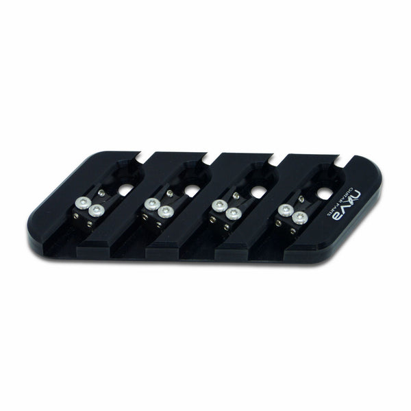Nova Guitar Parts Dingwall Bass Bridge Retrofit Replacement - 4, 5, & 6-String Multi-Scale Guitar Fittings and Parts from Ploutone
