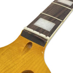Finished Maple Bass Neck, Vintage Yellow Gloss, 34" Scale, 20 Fret - Ploutone