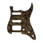 Fender Stratocaster HSS Pickguard (Open Humbucker) - 4-Ply Brown Pearl Pickguards from Ploutone