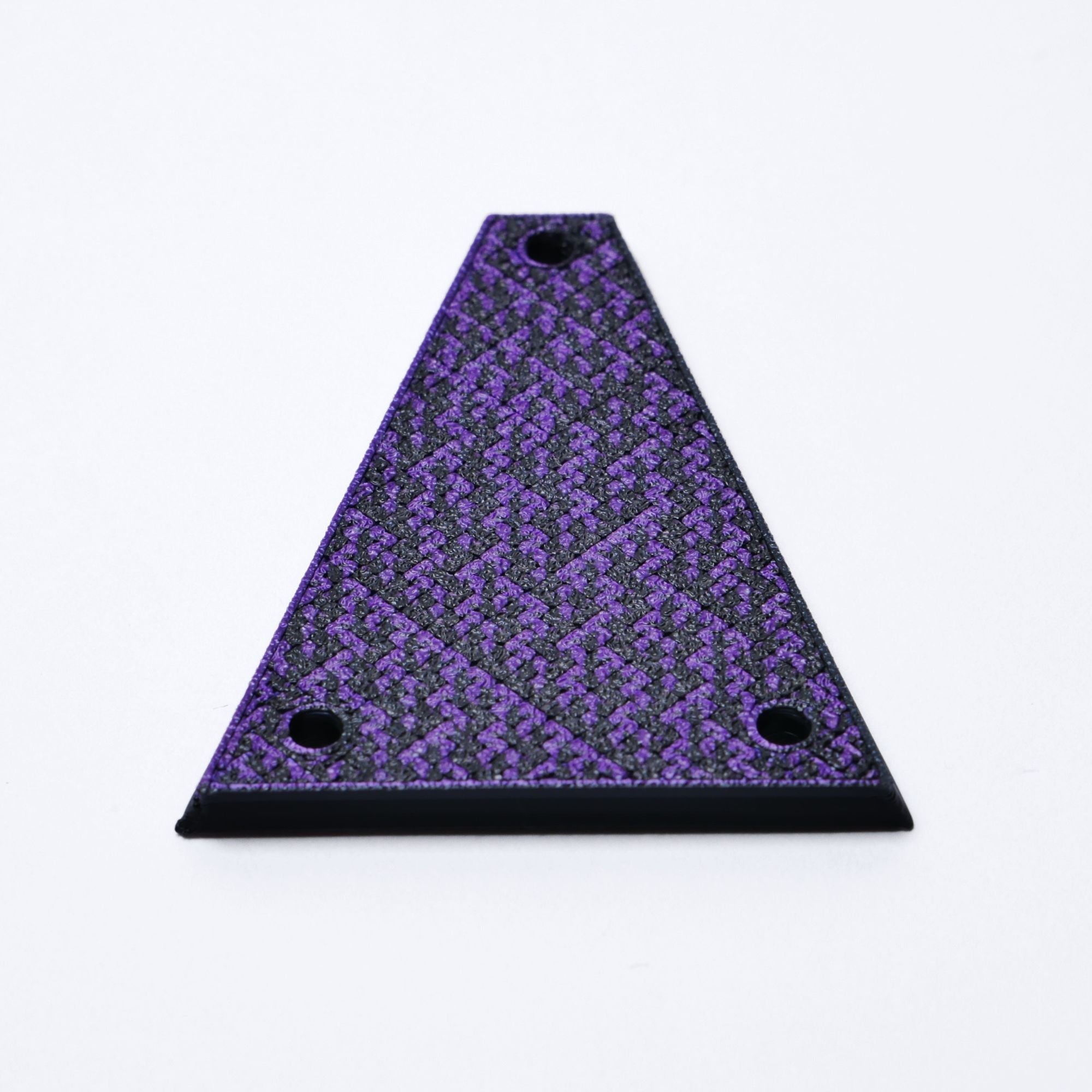 Jackson Truss Rod Cover - Black Amethyst Purple truss rod covers from Ploutone