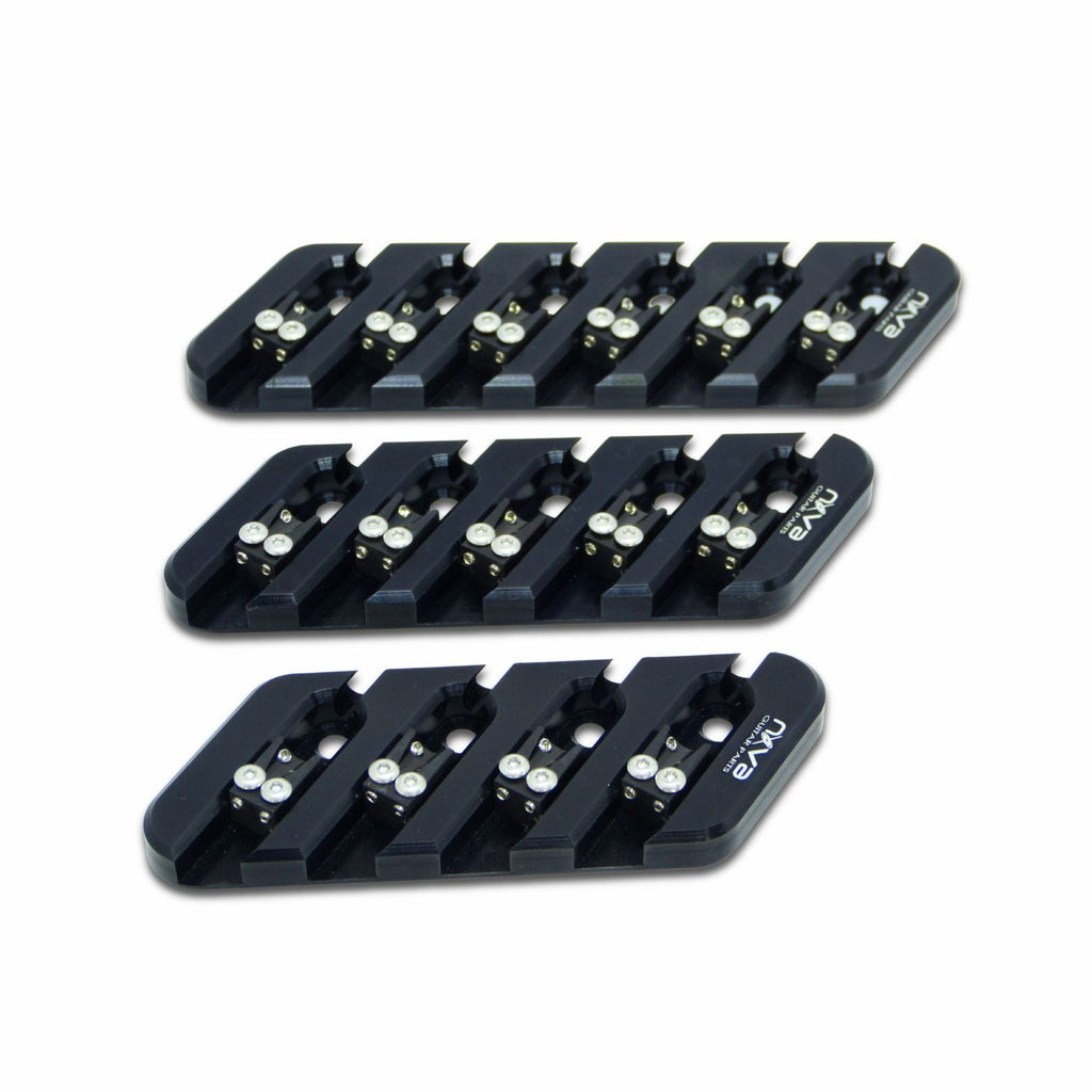 Nova Guitar Parts Dingwall Bass Bridge Retrofit Replacement - 4, 5, & 6-String Multi-Scale Guitar Fittings and Parts from Ploutone
