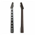 Wenge Tele-Style Guitar Neck, 22 Fret, Block Inlays, 9.5" Radius (Bone Nut, Bolt-On) - Ploutone