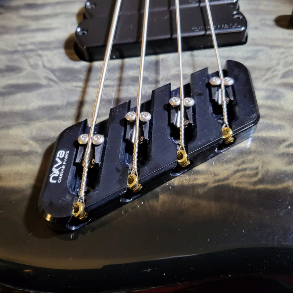 Nova Guitar Parts Dingwall Bass Bridge Retrofit Replacement | Ploutone