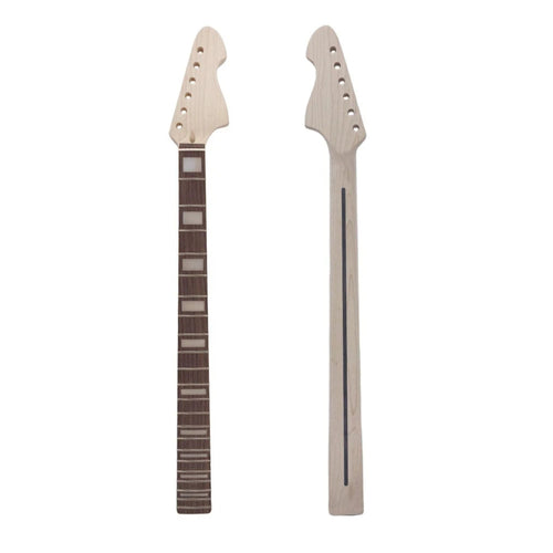 30" Scale, 22 Fret Unfinished Baritone Guitar Neck, Maple & Rosewood - Ploutone