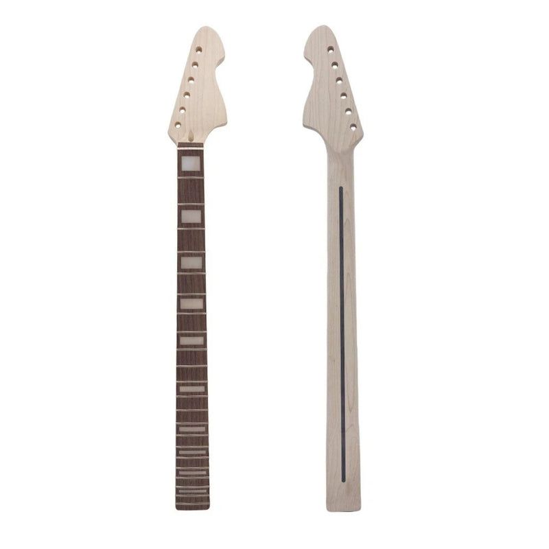 30 Inch, 22 Fret Unfinished Baritone Guitar Neck, Maple & Rosewood Guitar Necks from Ploutone