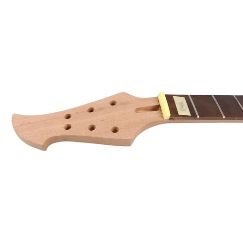 27" Scale Baritone Firebird-Style Guitar Neck, Mahogany & Rosewood Fretboard - Ploutone